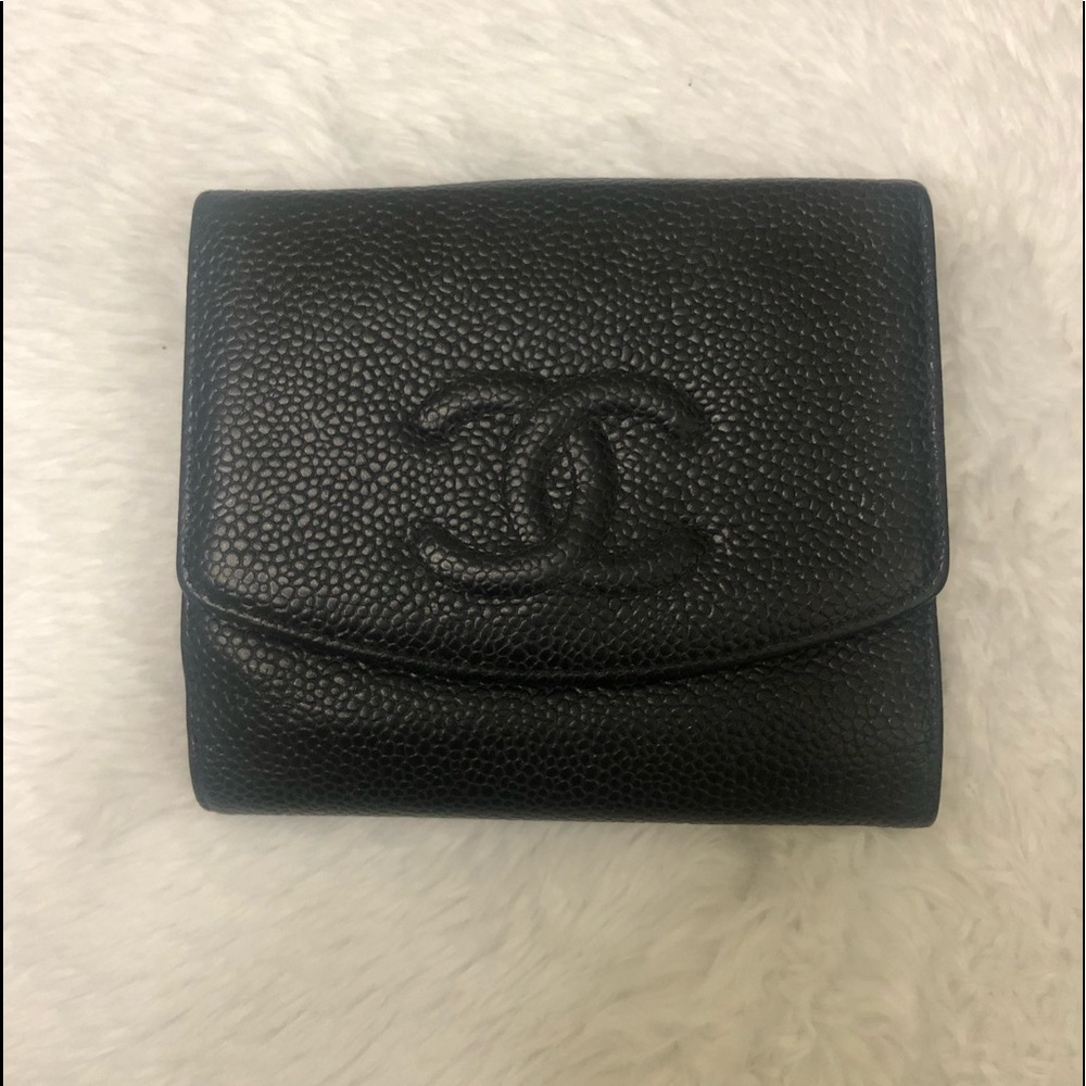 Chanel Wallet Bifold caviar